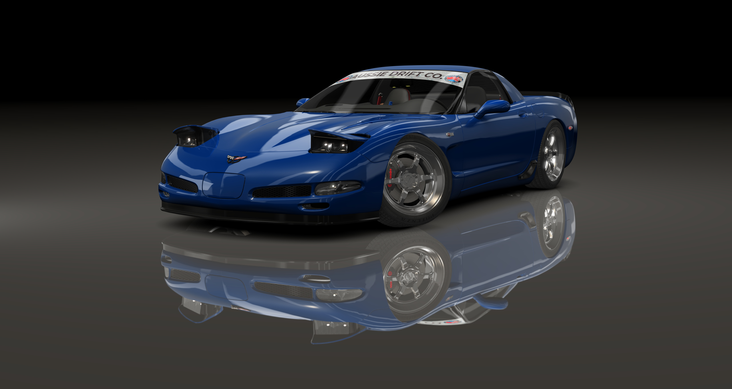 ADC Chevrolet Corvette C5 420, skin Bayside_Blue