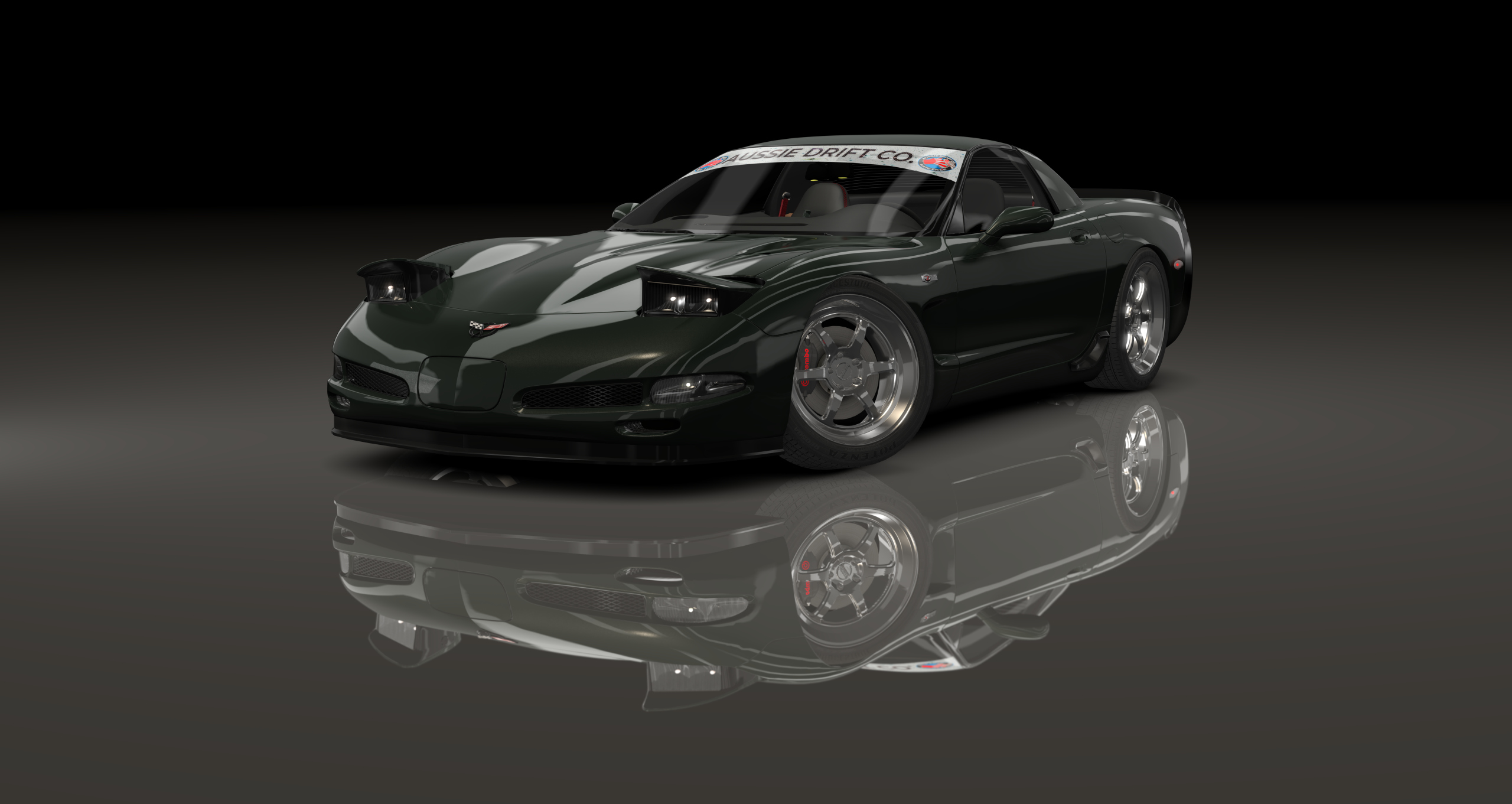 ADC Chevrolet Corvette C5 420, skin Black
