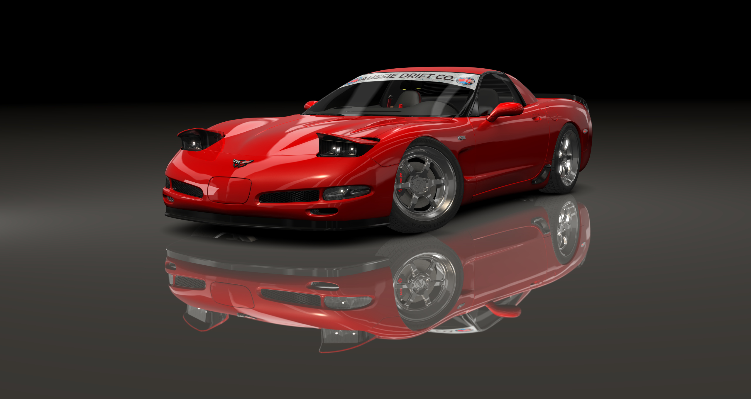 ADC Chevrolet Corvette C5 420, skin Bright_Red
