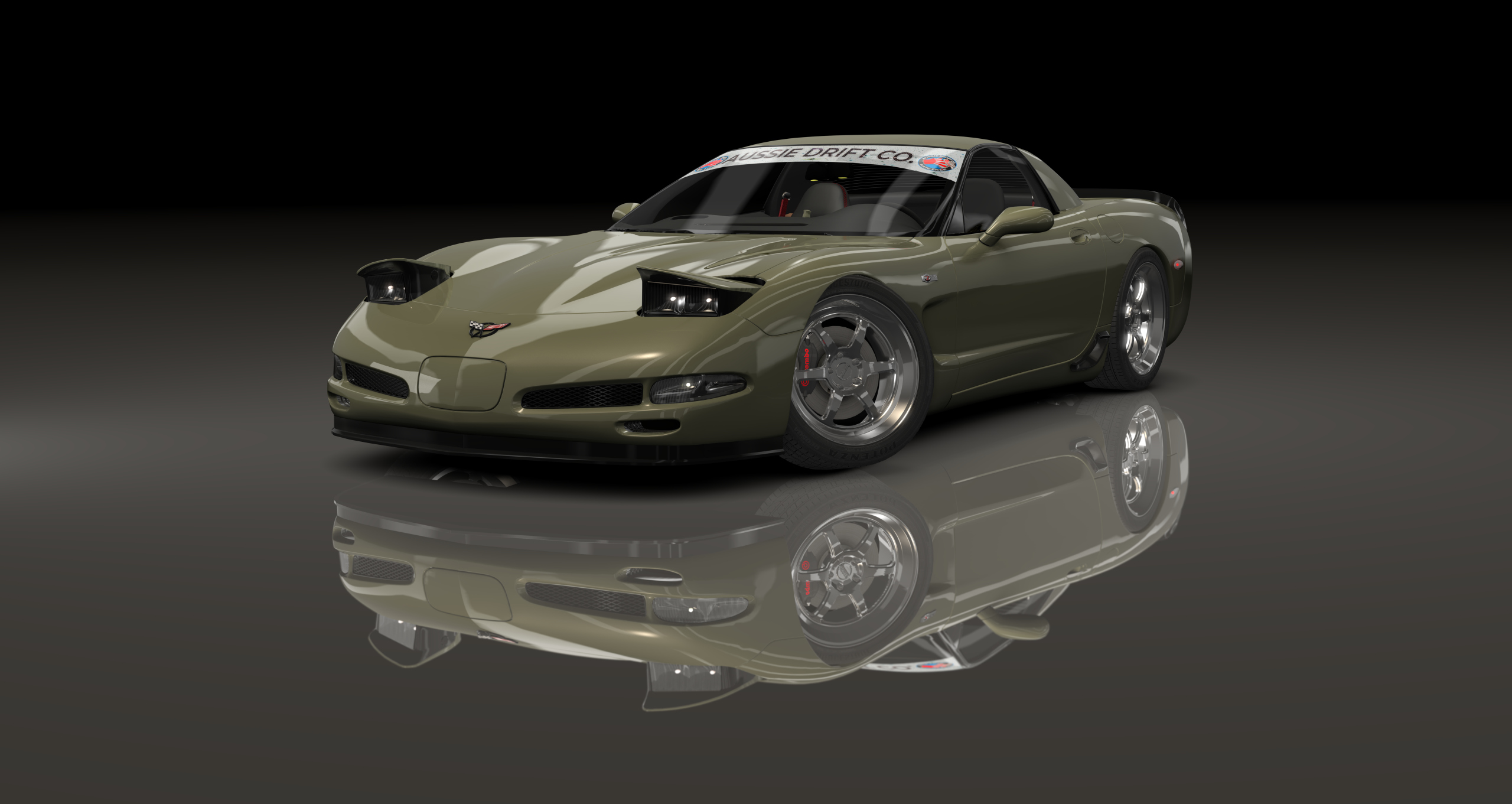 ADC Chevrolet Corvette C5 420, skin Millennium_Jade