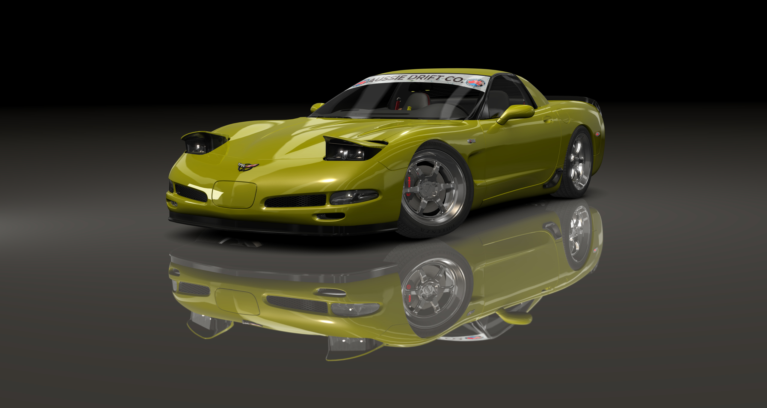 ADC Chevrolet Corvette C5 420, skin Nismo_Yellow