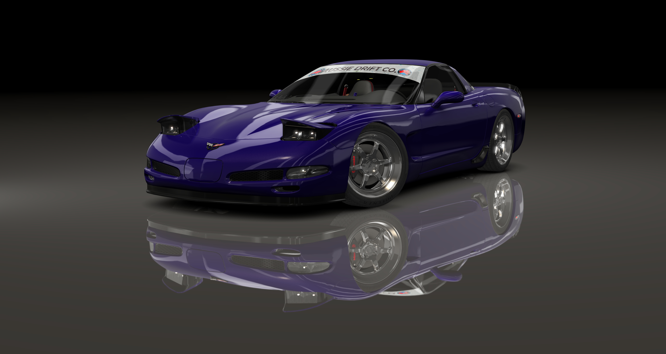 ADC Chevrolet Corvette C5 Targa 420, skin Blue2