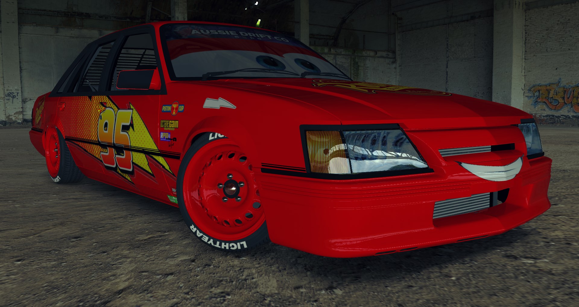 ADC Holden Commo VK  420, skin Lightning McQueen - waszaspec