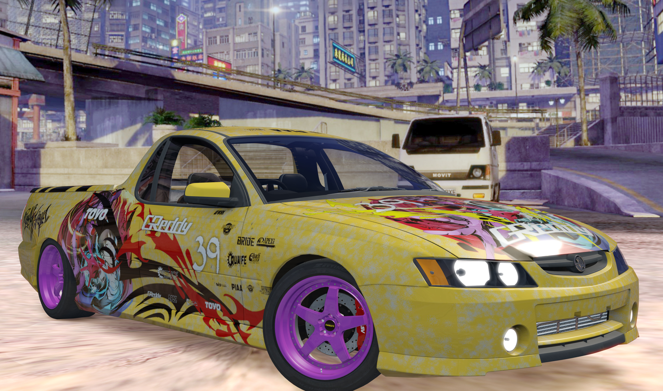 ADC Holden VZ Ute  420, skin Itasha_GReddy