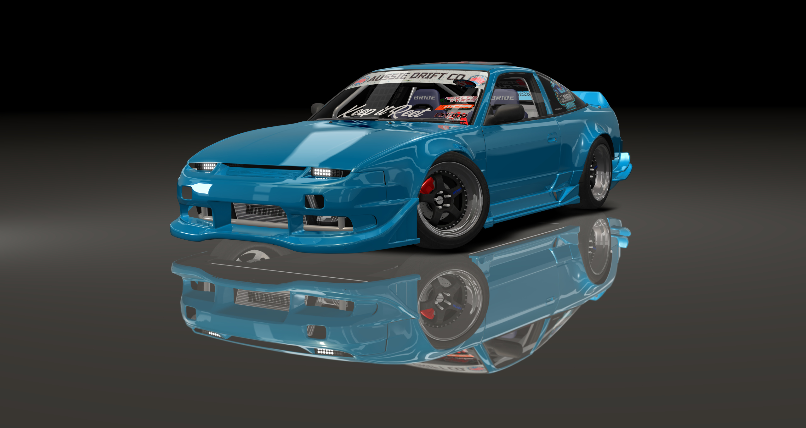 ADC Nissan 180SX  420, skin Baby Blue