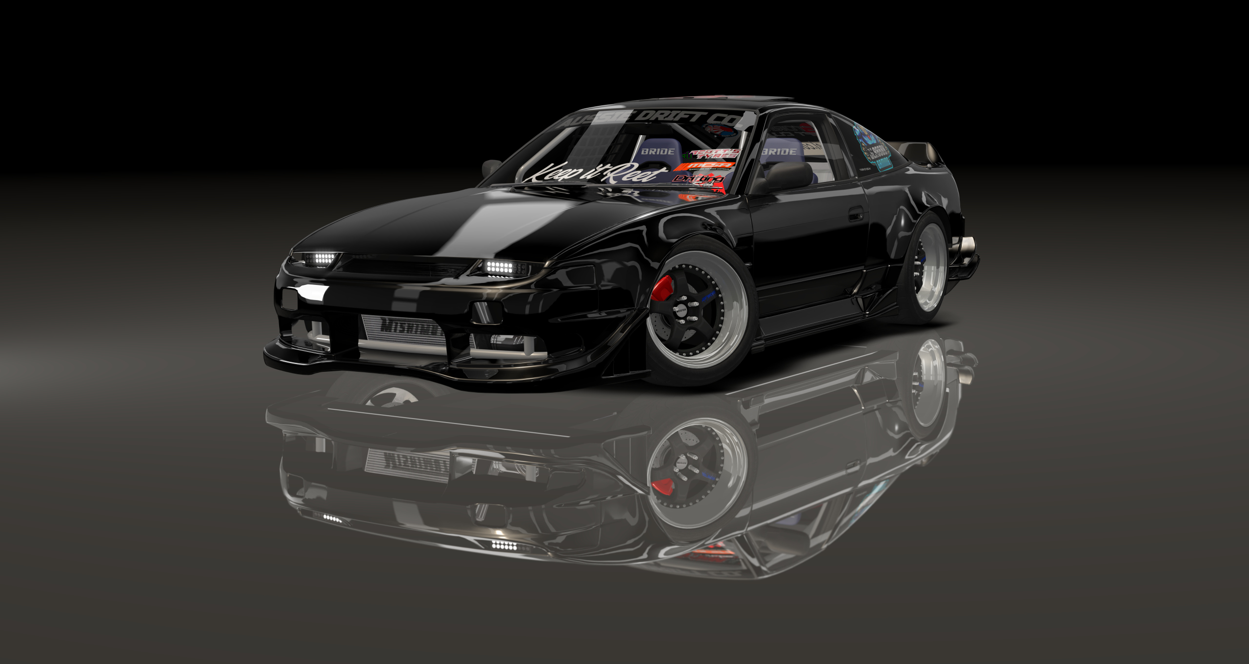 ADC Nissan 180SX  420, skin Black