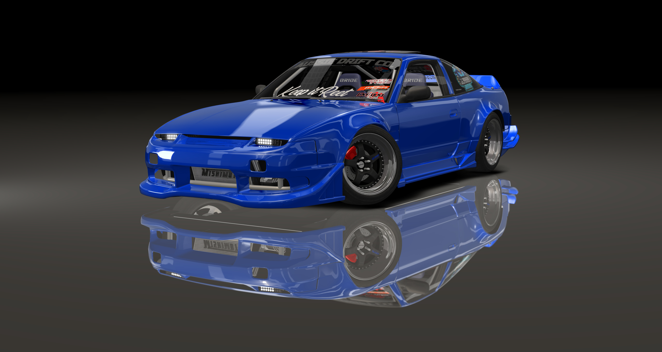 ADC Nissan 180SX  420, skin Dark Blue