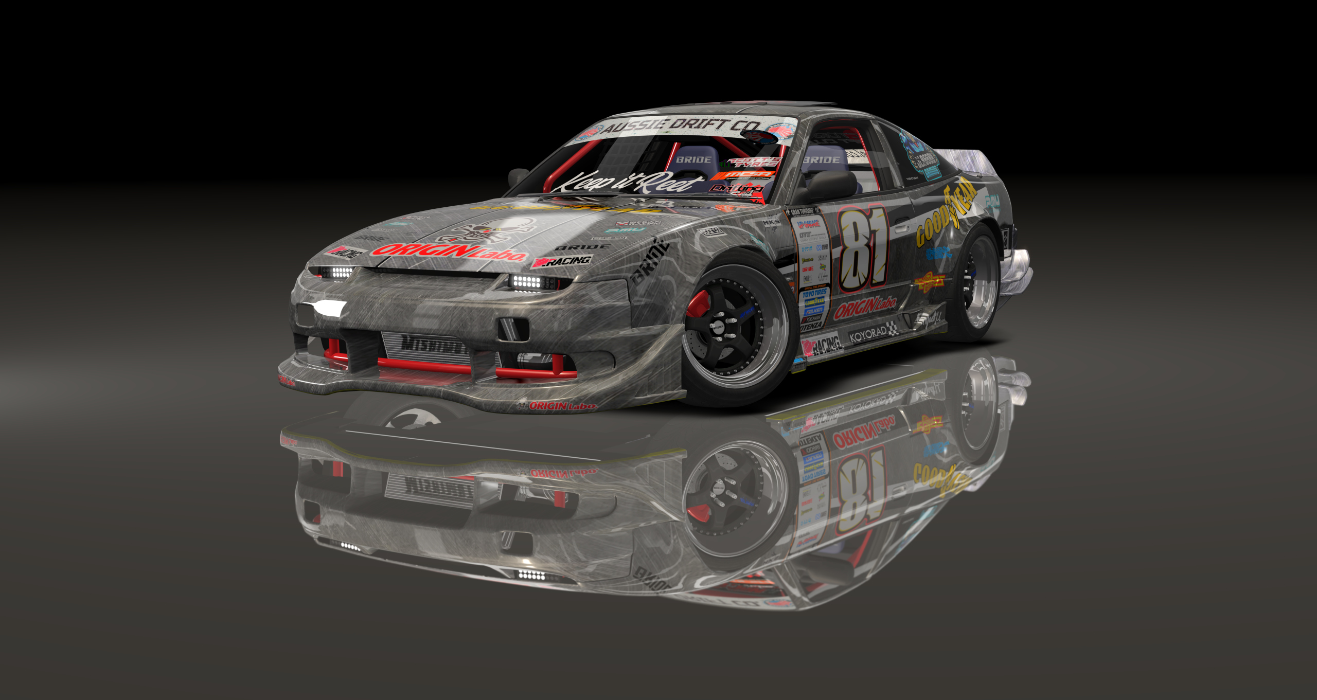 ADC Nissan 180SX  420, skin Dino Dale