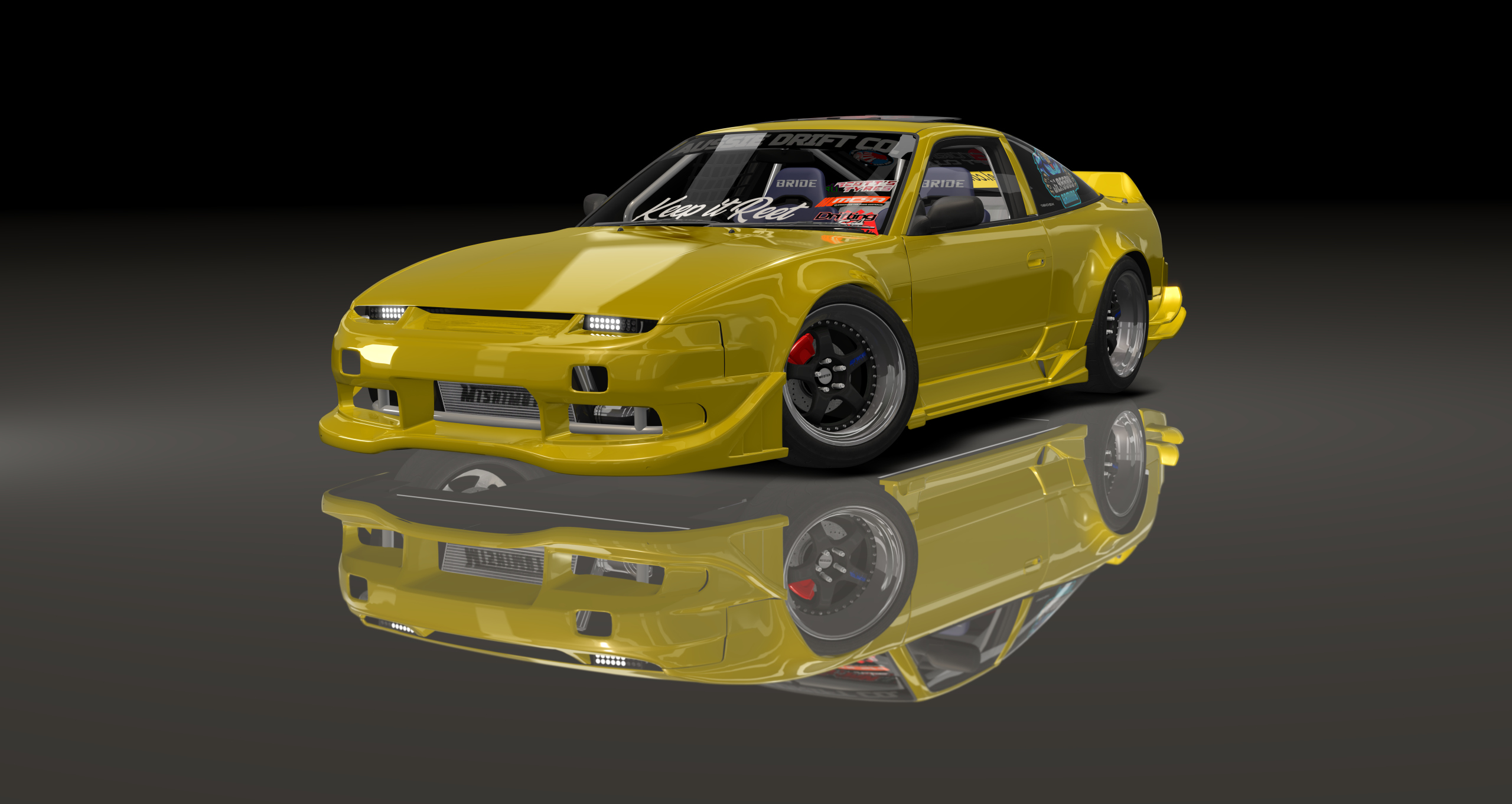 ADC Nissan 180SX  420, skin Yellow