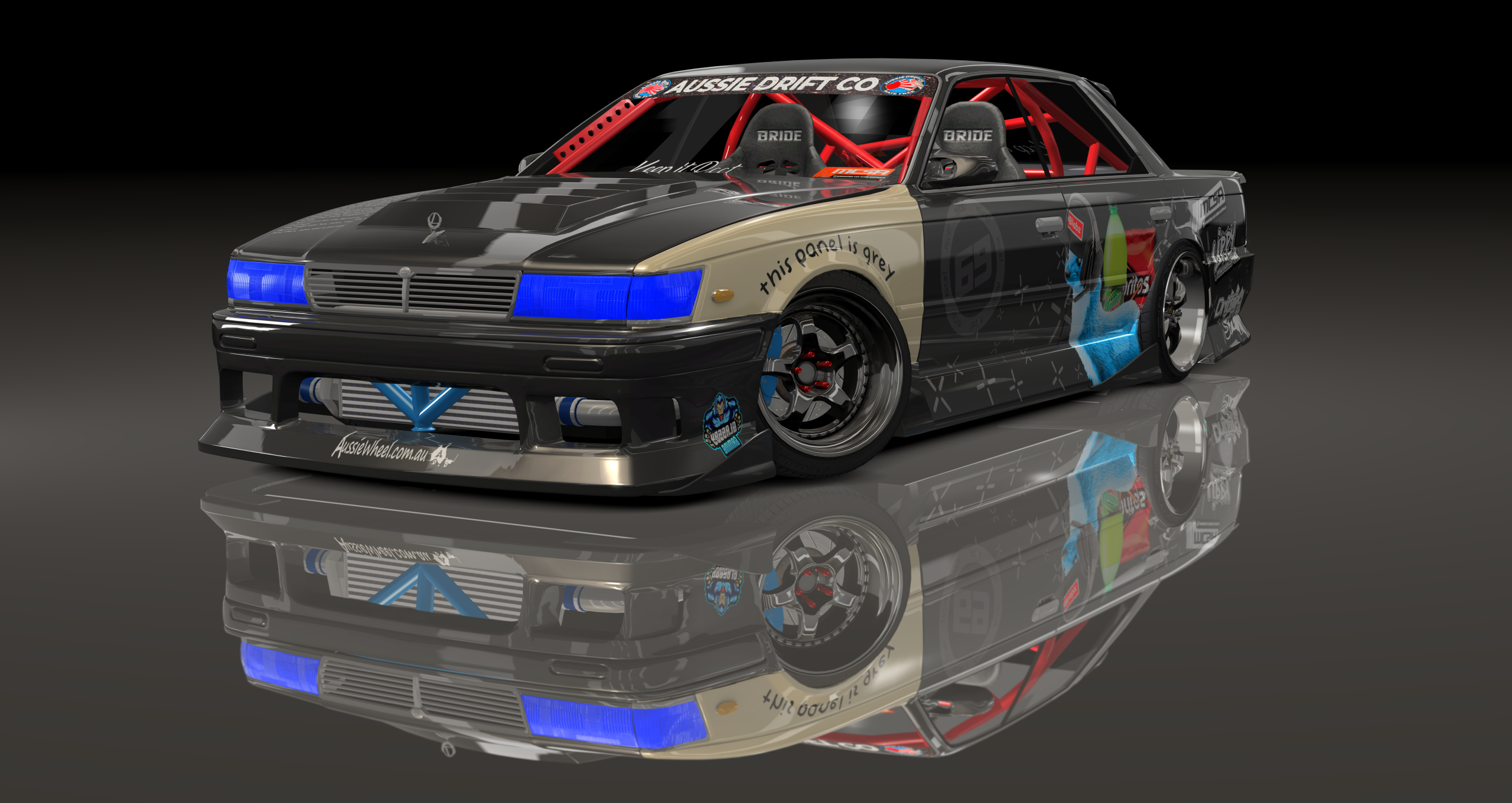 ADC Nissan Laurel 420, skin Weasel Motorsport Grey