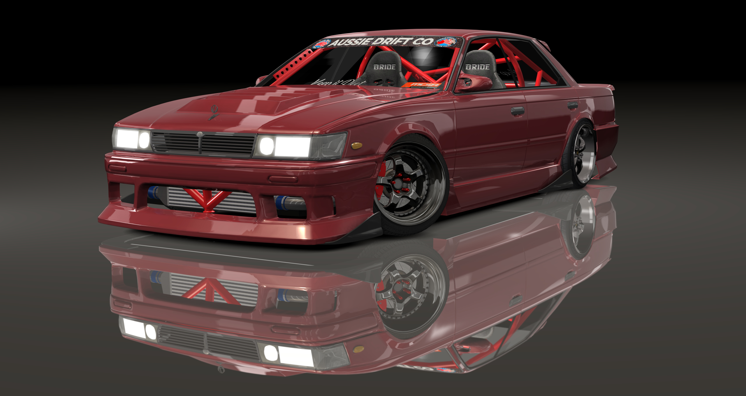 ADC Nissan Laurel 420, skin red