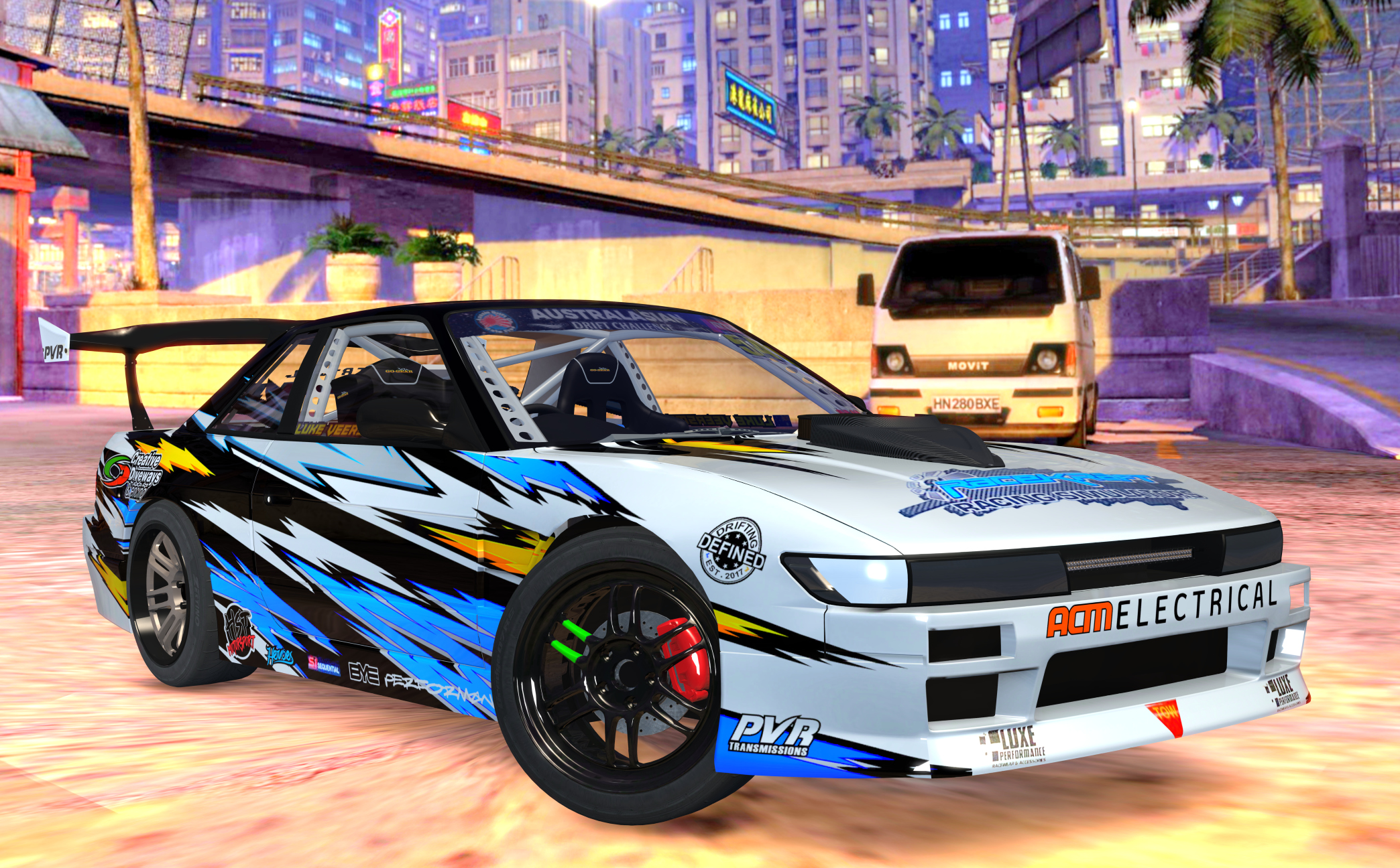 ADC Nissan Silvia S13 Luke V 420, skin Luke Veersma ADC