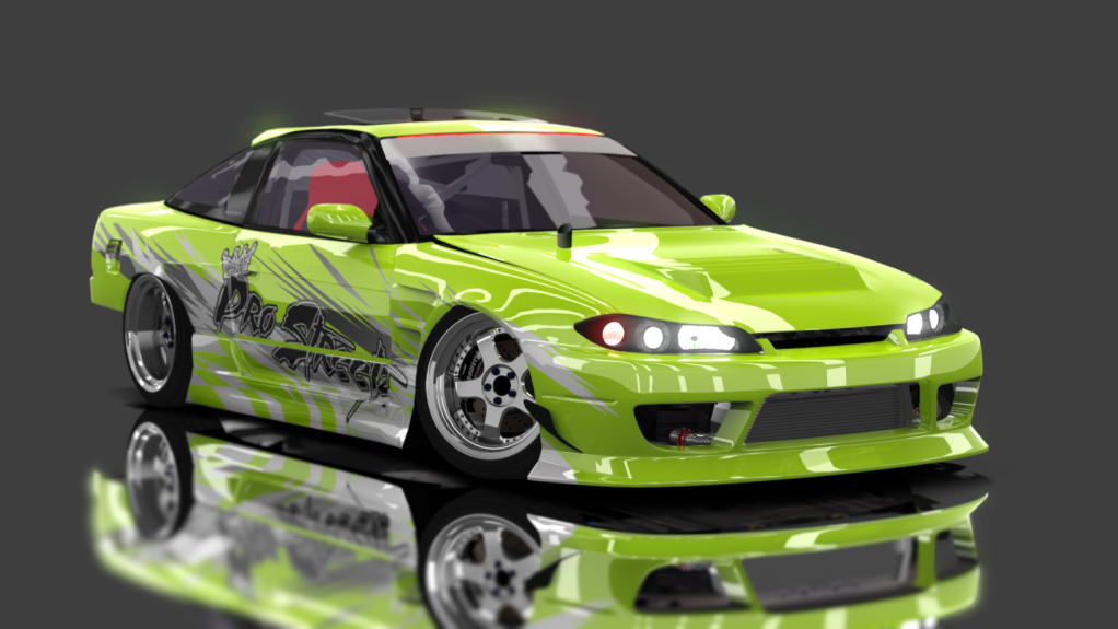 CG Pro Streetz 180sx, skin green