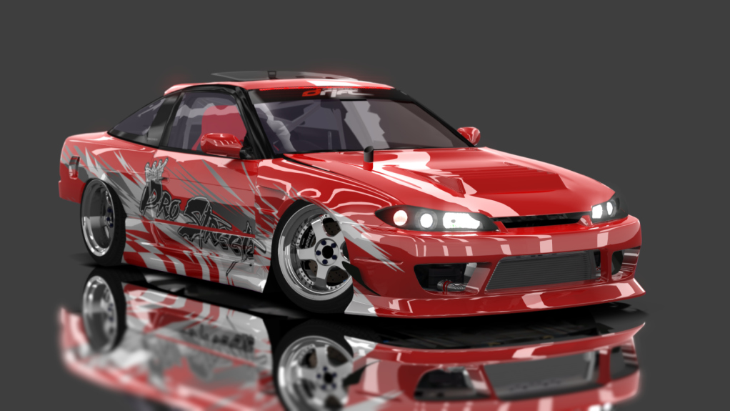 CG Pro Streetz 180sx, skin red