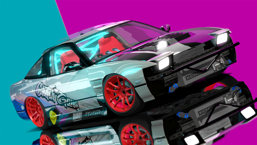CG 180SX MISSLE, skin RWBlue