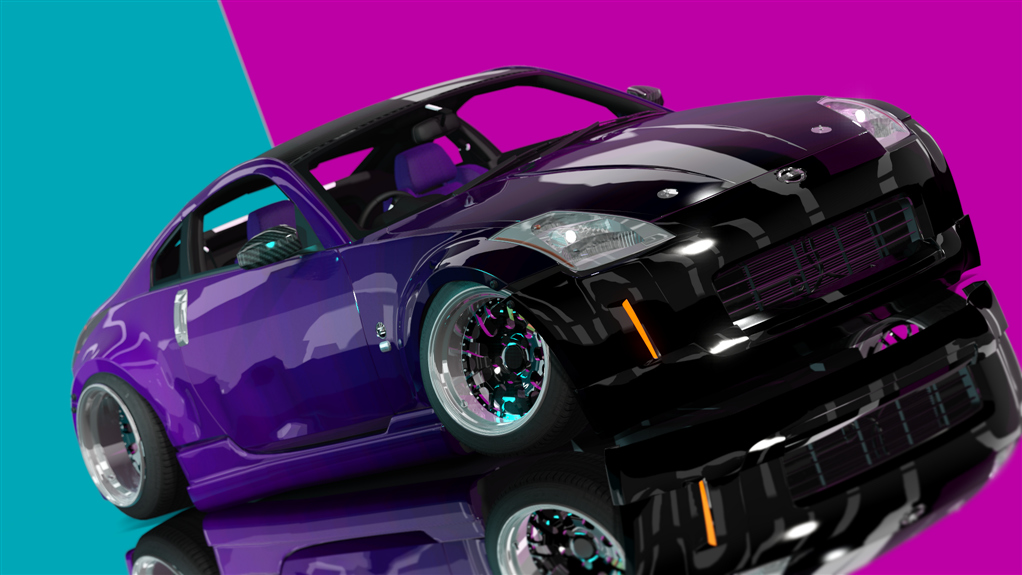 CG 350Z, skin purple