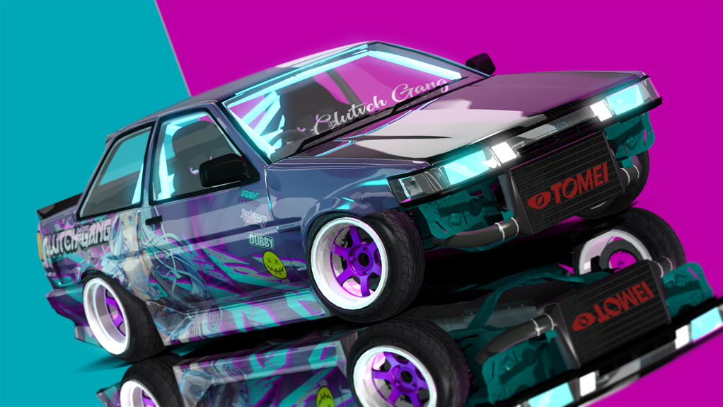 CG AE86 COUPE, skin OGPurp