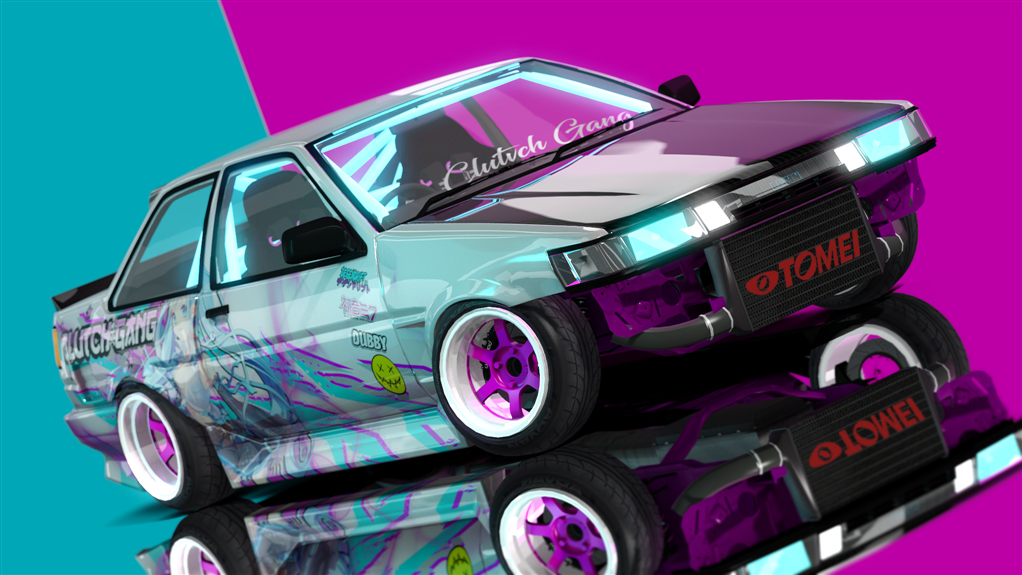 CG AE86 COUPE, skin SnowStar