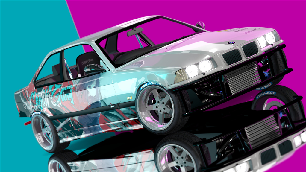 CG BMW E36, skin FoulPlay