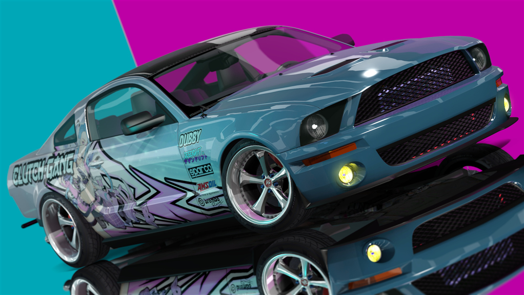CG GT MUSTANG, skin Jinxd