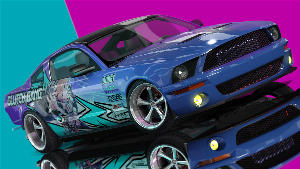 CG GT MUSTANG, skin Sparks