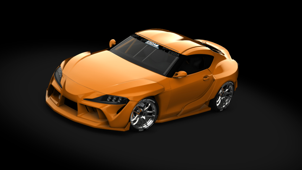 ESDA Pro Toyota Supra A90, skin Orange