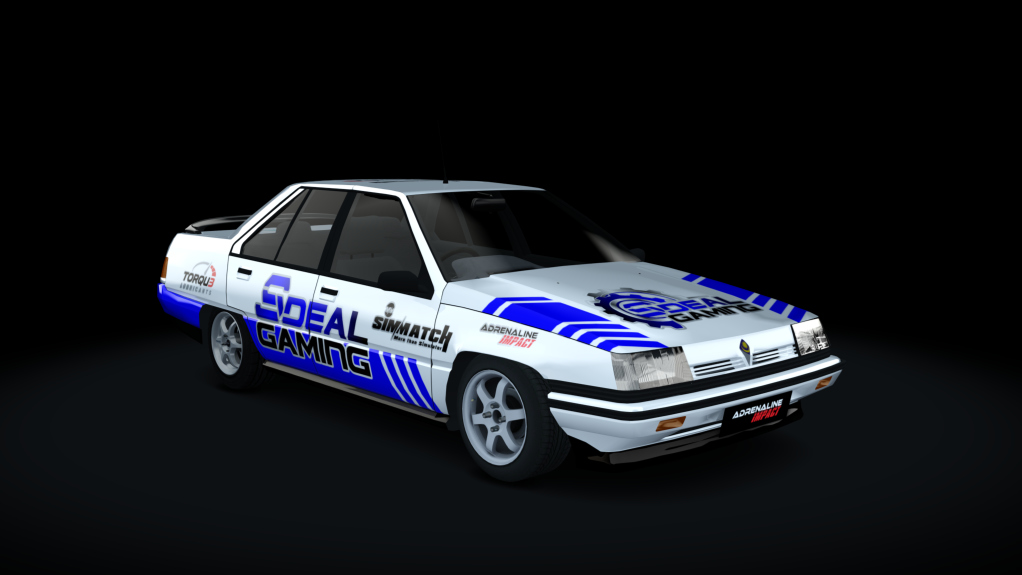 Proton Saga Adrenaline Impact Super18, skin SDG1 White