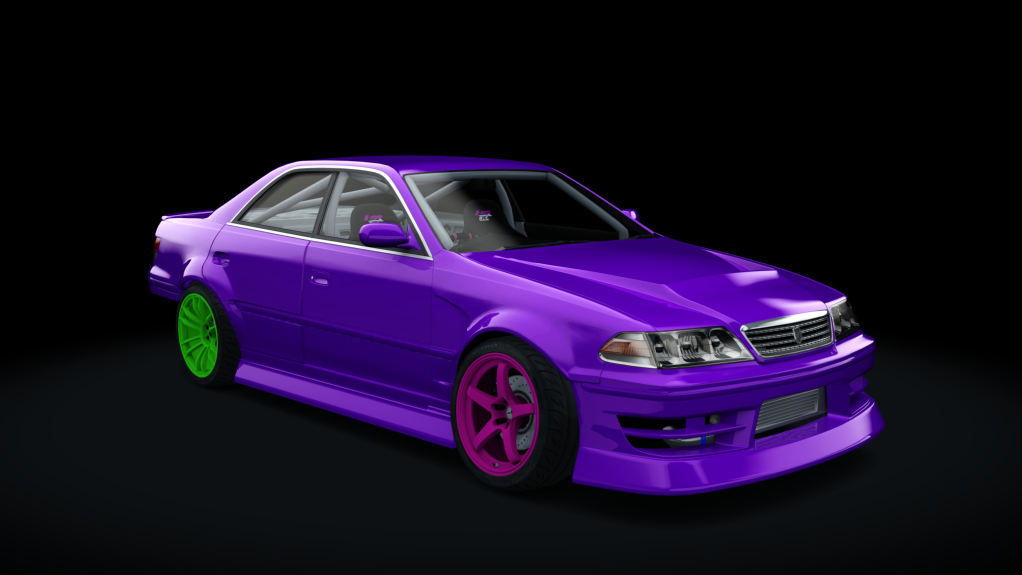 NNTS Team Reverse JZX Mark2 V1, skin Purple