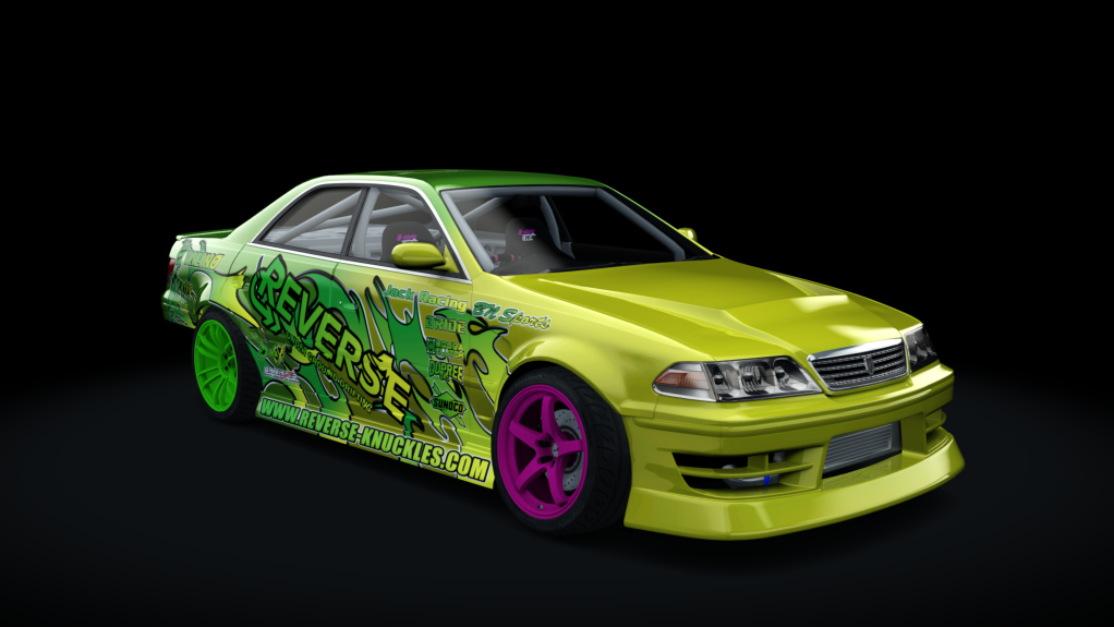 NNTS Team Reverse JZX Mark2 V1, skin naoki_team_reverse