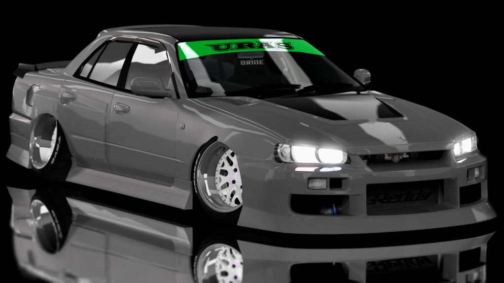 Tando Buddies SKYLINE GT Sedan (ER34), skin Sonic_Silver