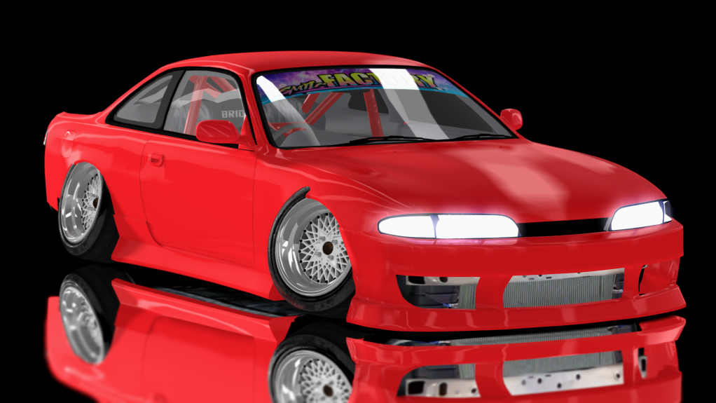 Tando Buddies S14 Zenki Stock Hood, skin Red_and_white