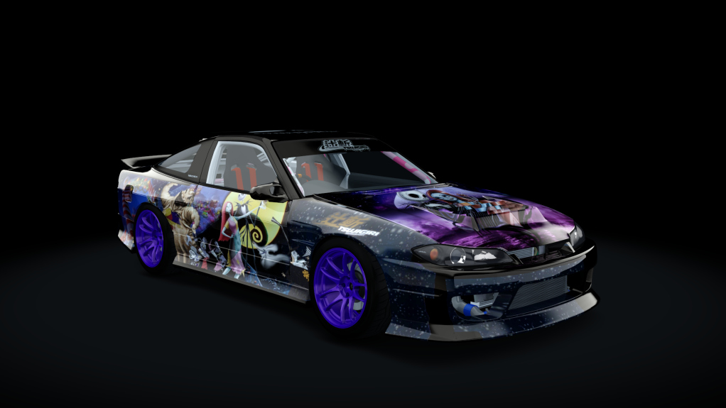 Tsujigiri S13.5 RB28, skin 07_nightmare_before_driftmas