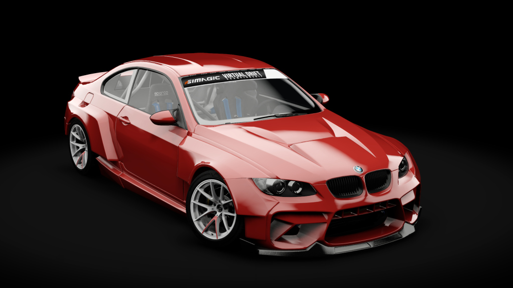 VDC BMW E92 M3 Public 5.0, skin Hellrot