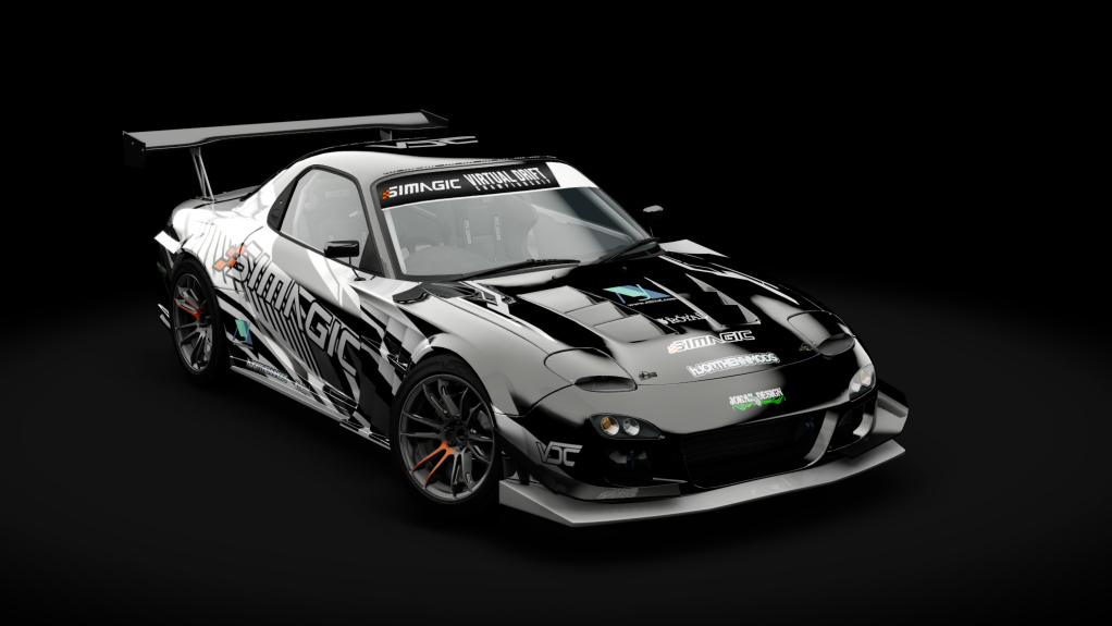 VDC Mazda RX-7 FD3S 20B Public 5.0, skin VDC Black
