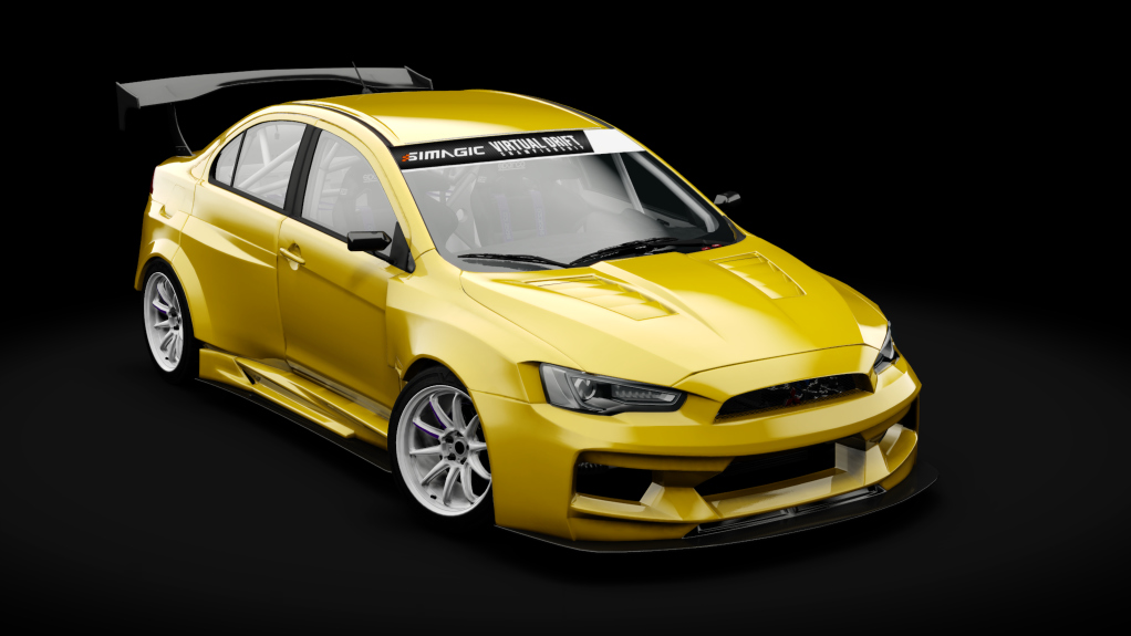 VDC Mitsubishi Evo X Public 5.0, skin 03_Yellow