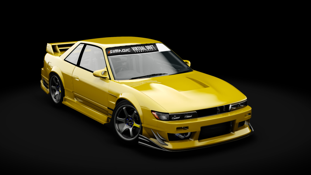 VDC Nissan Silvia PS13 Public 5.0, skin 04_lightning_yellow