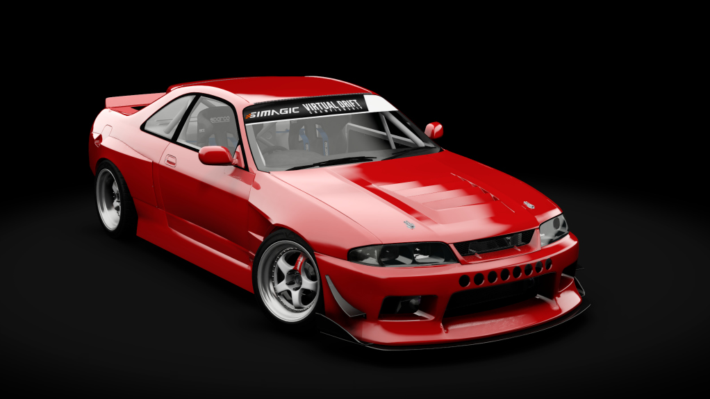 VDC Nissan Skyline R33 Public 5.0, skin 01_active_red