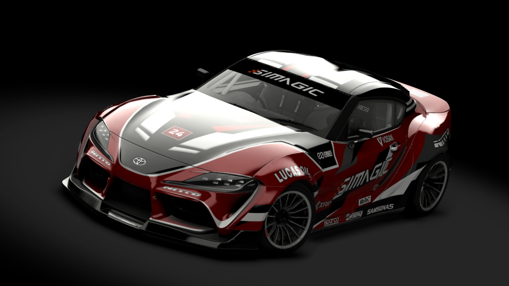 VDC Nissan Silvia S15 Public RB30 5.0, skin WP_Assetto_SIMAGIC_A90
