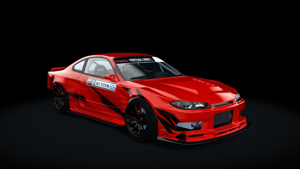 VDC Nissan Silvia S15 Public 2JZ 5.0, skin 12_Hunter - Red