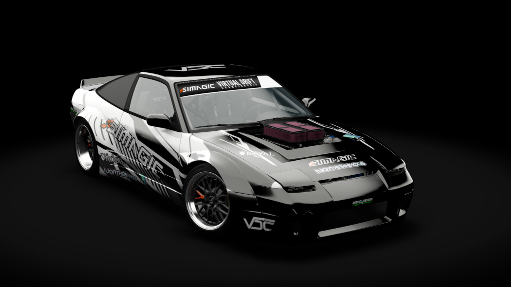 VDC Nissan Silvia RPS13 Public 5.0, skin VDC Black