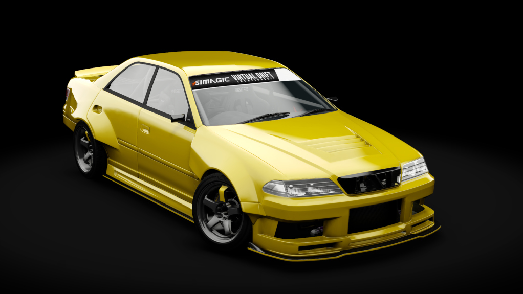 VDC Toyota Mark II JZX100 Public 5.0, skin yellow
