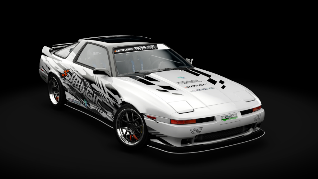 VDC Toyota Supra A70 Public 5.0, skin VDC White