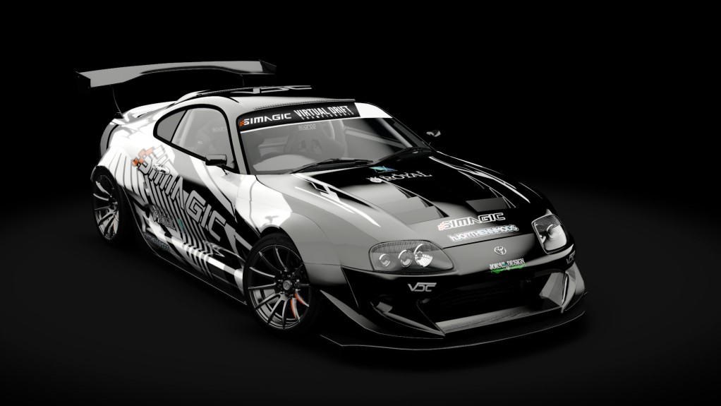VDC Toyota Supra A80 Public 5.0, skin VDC Black