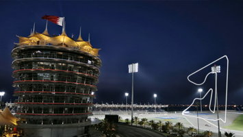 Bahrain International Circuit, layout gp